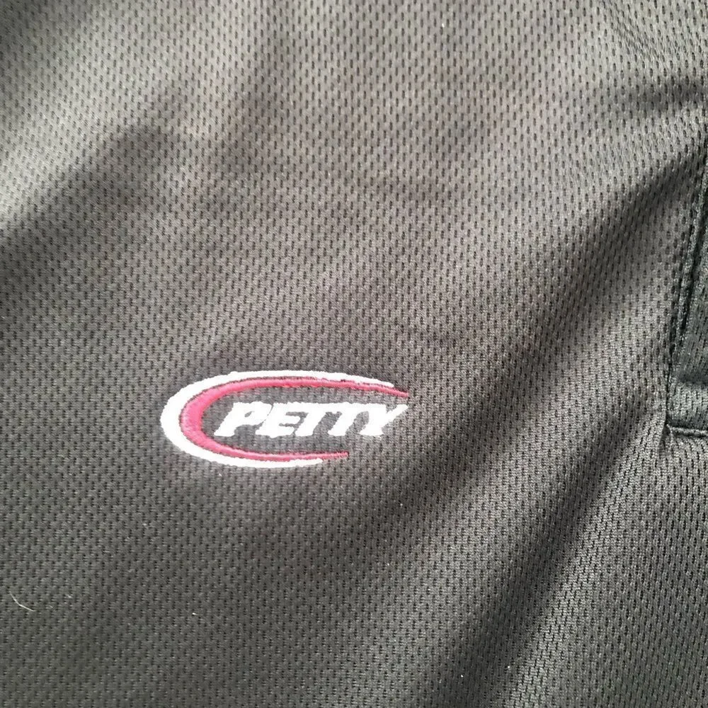 Richard Petty Nascar Racing Hall Of Fame Charlotte #43 Short Sleeve Polo Shirt M